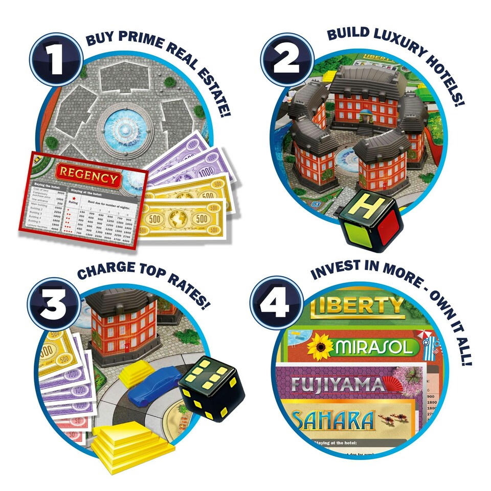 image 1 of Ideal - Hotel /Boardgames - John Adams - 127391