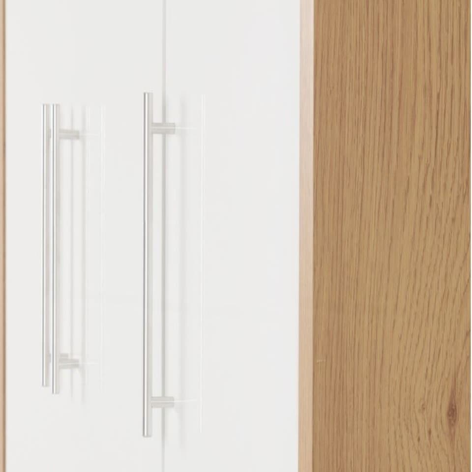 image 1 of Seville 3 Door 2 Drawer Triple Wardrobe White