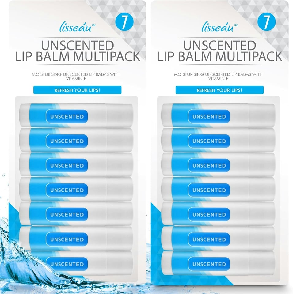 image 1 of SOL 14pk Unscented Lip Balm Multipack Moisturiser & Hydrating Lipbalm Repair