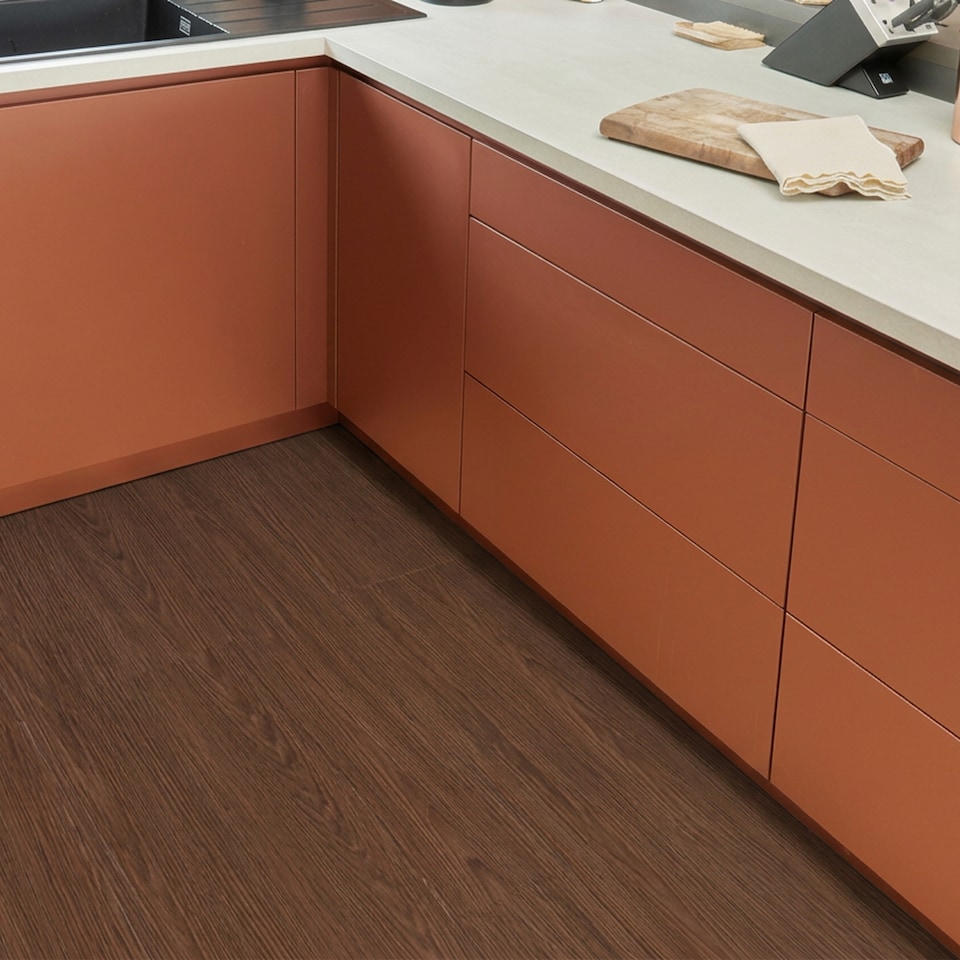 image 1 of NOVECRAFTO Self Adhesive Vinyl Floor Planks – Peel & Stick Flooring – Brown Wood Effect – Easy DIY Installation – Durable & Waterproof Tiles | Brown | 2.78 sqm