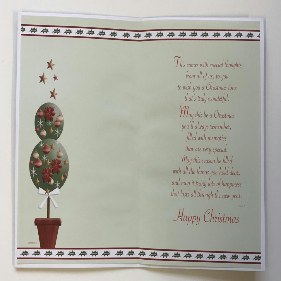 image 1 of Christmas Greetings From All Of Us card