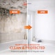 image 6 of Landlords Paint - Anti-Damp Paint - Damp Proof Protection for Interior Walls & Ceilings - Sage Green - 5L