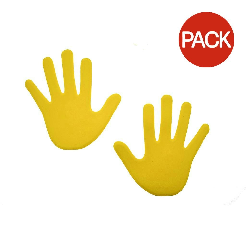 Pre-Sport Hand Floor Marker (Pack Of 6) - Yellow - One Size