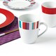 image 4 of 24pc Mix and Match Stripe Dinner set