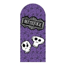 Beetlejuice 1988 Purple Single Backdrop Cardboard Cutout 185cm