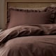 image 2 of Appletree Cassia Frill Duvet Cover Set Chocolate