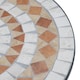 image 6 of Outsunny Mosaic Table Round Ceramic Bistro Garden Furniture Side Bar Table Patio