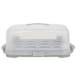 image 3 of Clear Plastic Storage Containers With Handles & Lids For Cupcakes And Desserts