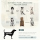 image 3 of PawHut Dog Sofa w/ Legs, Water-Resistant Fabric for Large, Medium Dogs - Green