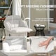 image 3 of Outsunny Hanging Chair Outdoor Hammock Chair with Soft Cushion, Cotton Rope Boho Style Swing Chair, Hanging Garden Swing Seat for Indoor Outdoor, Cream White | Cream | Cream