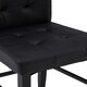 image 5 of Interiors by Premier Park Bar Chair, High Backrest Breakfast Bar Chair, Footrest Living Bar Chair for Kitchen & Home Bar
