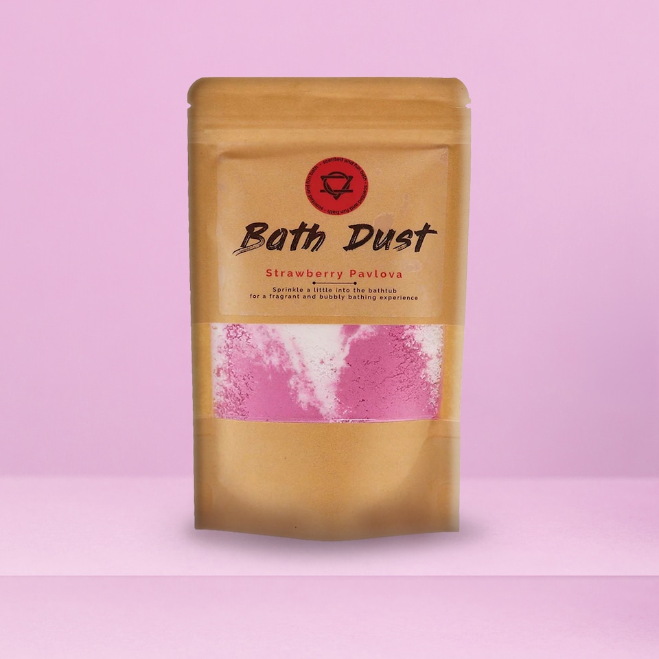 image 1 of Strawberry Pavlova Bath Dust/Bath Salt