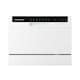 image 3 of Cookology 6 Place Setting Table Top Dishwasher in Compact Size - CTTD6WH White