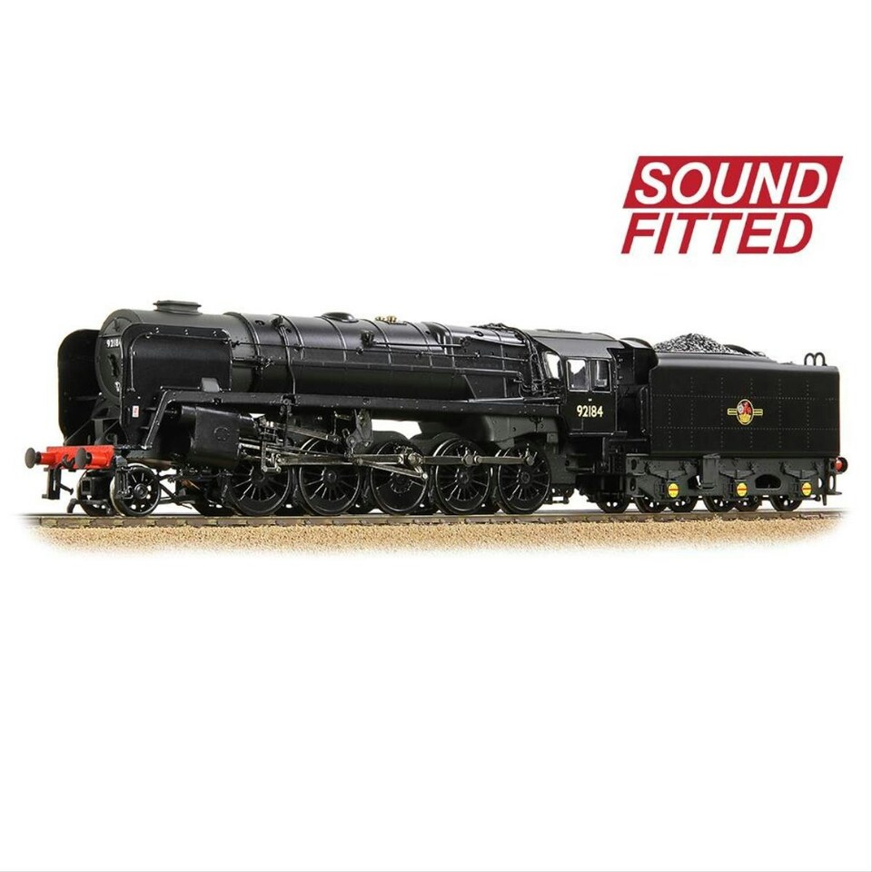 image 1 of Bachmann 9F Class 92184 BR Late Black BR1F Tender (DCC-Sound)