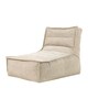 image 1 of icon Otto Natural Corduroy Lounger Bean Bag Chair Cream