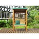 image 3 of Traditional Ewolth Two Seater Arbour With 1 x Bench Cushion Green & 1 x Scatter Cushion Green