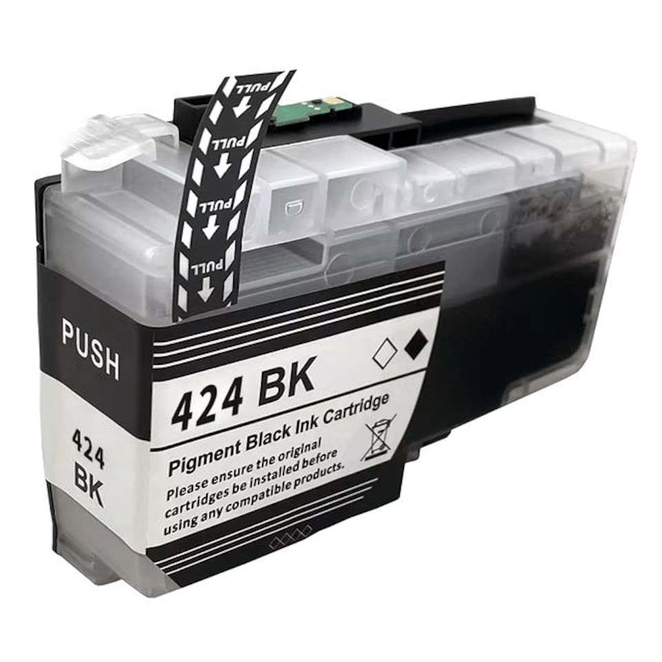 image 1 of LC424 Black Cyan Magenta Yellow Compatible Ink Cartridge Multipack for Brother DCP-J1200WE DCP-J1200W Printers | Multi | Compatible Brother LC424VAL 4 Colour Ink Cartridge Multipack | L | 4