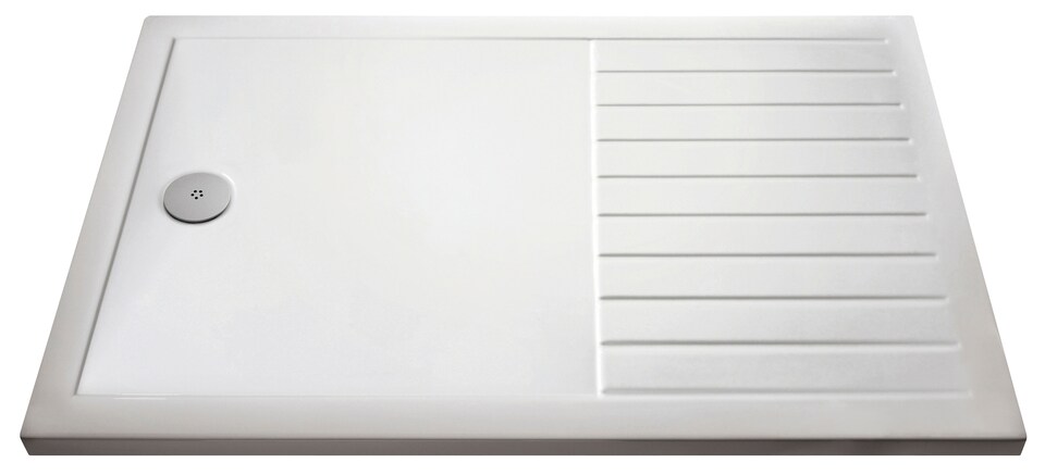 image 1 of Balterley Premium Walk-In Shower Tray | White | White | 1