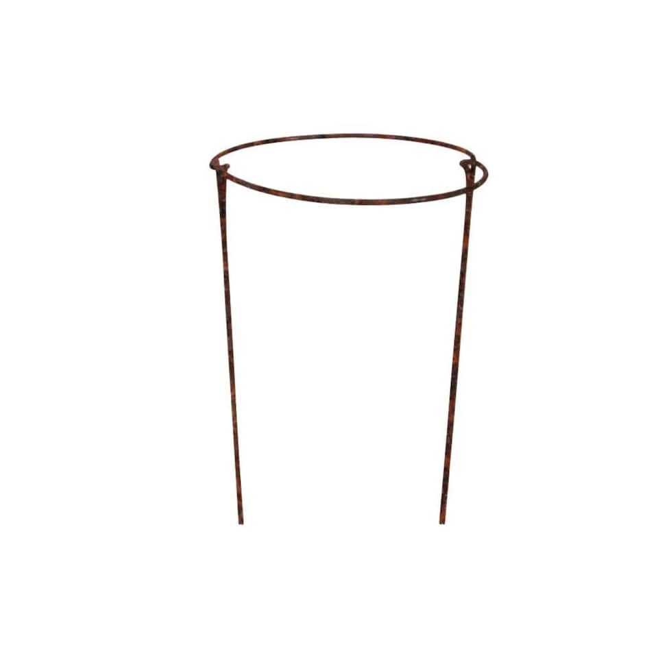 image 1 of Garden Pride Rusty Bow Plant Supports - Small Raw Steel Design To Rust Pack of 4
