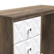 image 5 of Memphis 3 Drawer Vanity in White Matt & Vintage Oak (Ready Assembled) | White | White Matt & Vintage Oak