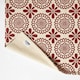 image 5 of Homescapes Cassia Red Cotton Geometric Rug - 160 x 230 cm Red | 160 x 230 cm