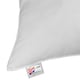 image 4 of Homescapes Goose Feather and Down Euro Continental Square Pillow Pair - 80cm x 80cm | White
