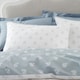 image 3 of Bianca Esme Floral 200 Thread Count Cotton Reversible Duvet Cover Set White / Blue | Blue | White / Blue | King