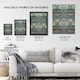 image 3 of Peacock and Dragon Pattern Vintage Wall Art Print William Morris 12x16"