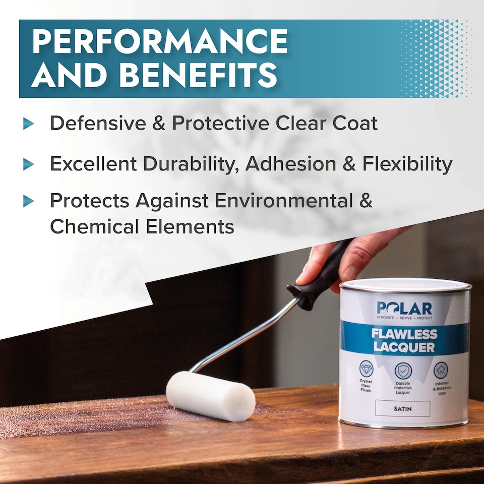 image 1 of Polar Clear Lacquer Paint Quick Drying Durable Matt Finish | Clear | Clear Matt | 500 ml