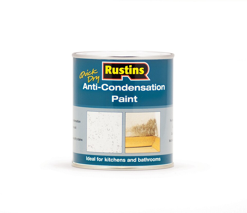 image 1 of Rustins Quick Dry Anti-Condensation Paint Matt White 500ml