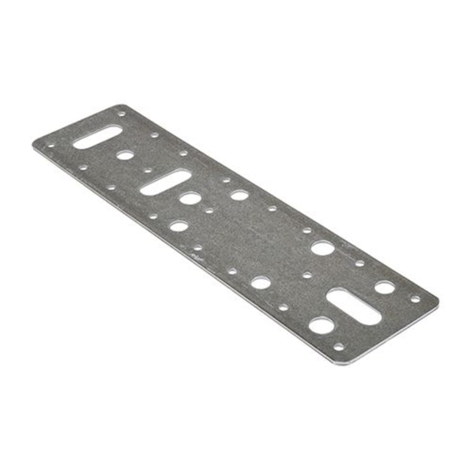 Timco - Flat Connector Plates - Galvanised (Size 62 x 240 - 5 Pieces)