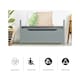 image 6 of COSTWAY Wooden Shoe Bench Shoe Storage Cabinet Organizer Grey