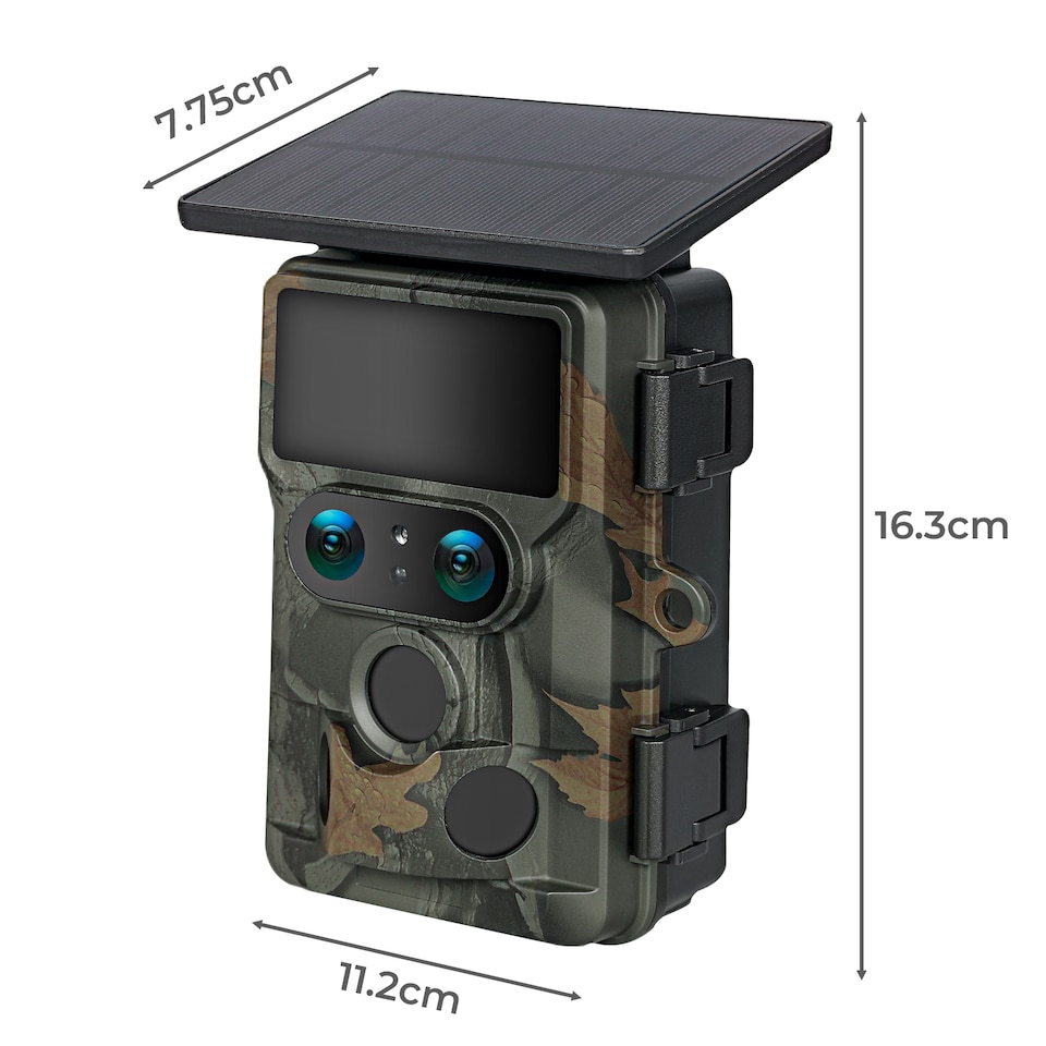 image 1 of Centra Solar Trail Camera 4K Dual Lens WiFi Bluetooth Wildlife Night Vision