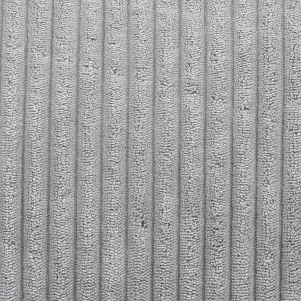 image 1 of Kingston Cord Adults Bean Bag Chair and Pouffe, Ready Filled Beanbag and Footstool Grey | Grey | Grey | 2