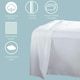 image 5 of Egyptian Cotton Duvet Cover Set 200 Thread Count - Double - White