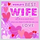 image 2 of World's Best wife... Sentimental Fridge Magnet - Christmas, Birthday Gift