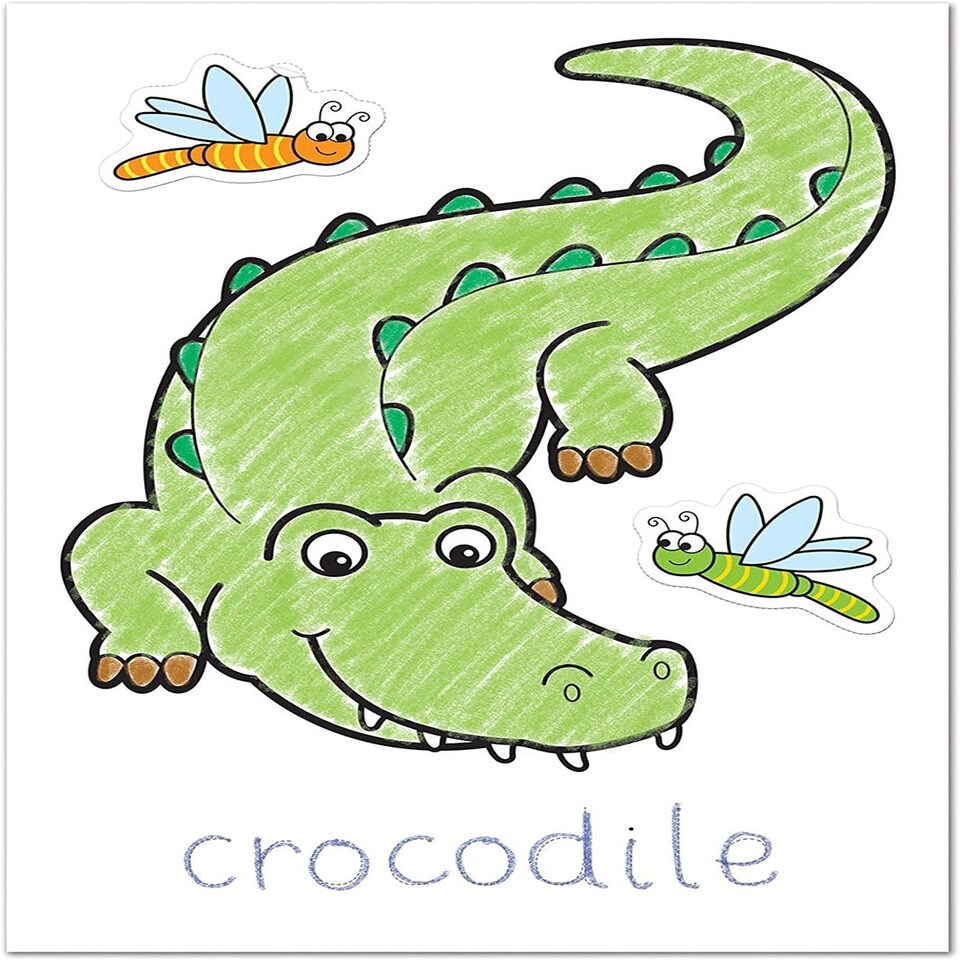 image 1 of Orchard Toys Jungle Sticker Colouring Book