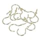 image 1 of 50mm Cup Hook Screws Picture Curtain Hangers Fasteners Brass Coated 10pc