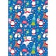 image 3 of Pack of 4 4m Cute Christmas Design Kids Gift Wrap Rolls