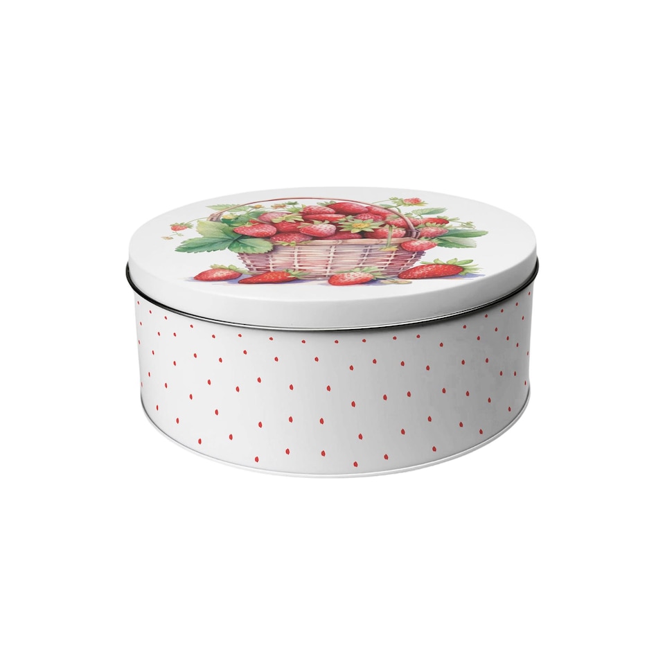 image 1 of Strawberry Basket Small Cake Tin