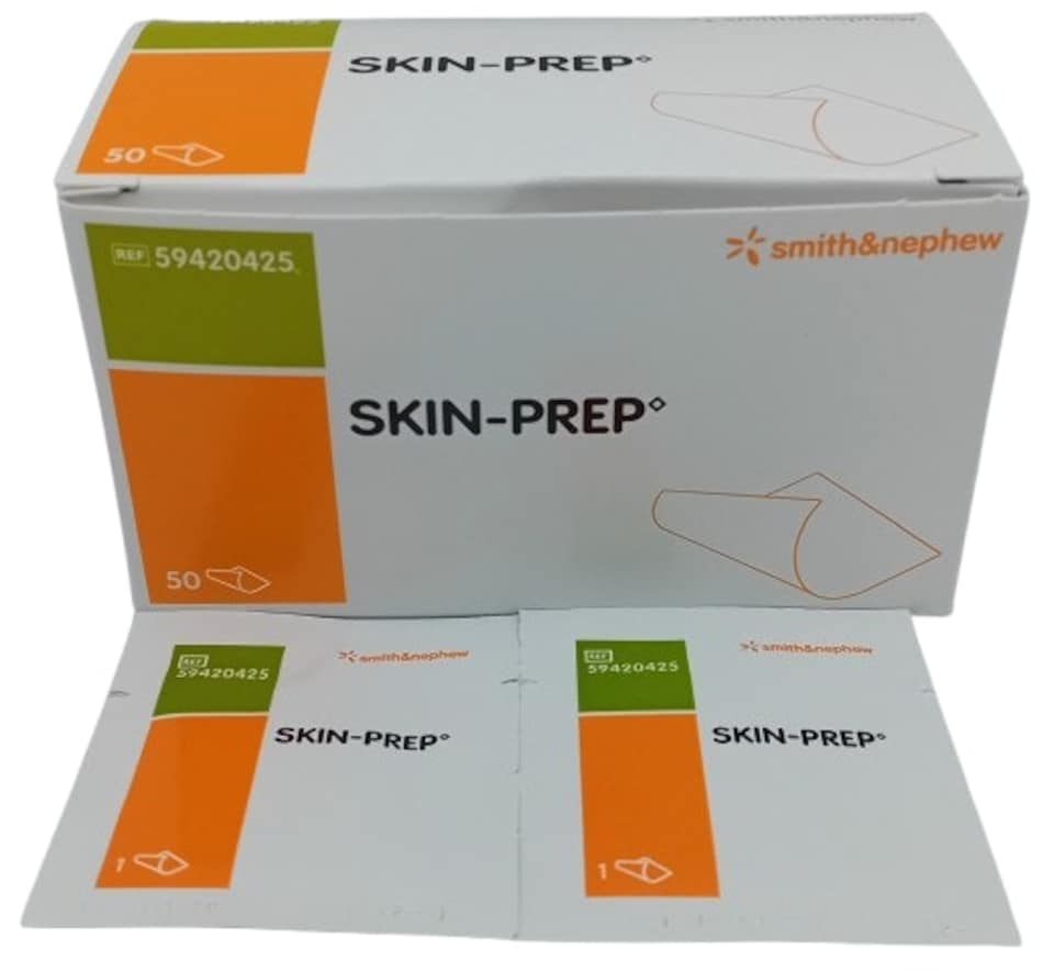 image 1 of Skin-Prep Wipes - Box of 50 - Protective Barrier Wipes
