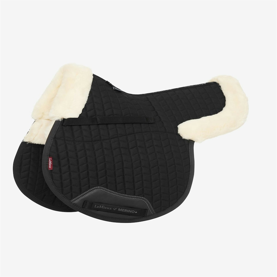 image 1 of LeMieux Merino+ Half Lined GP Numnah Black | Large
