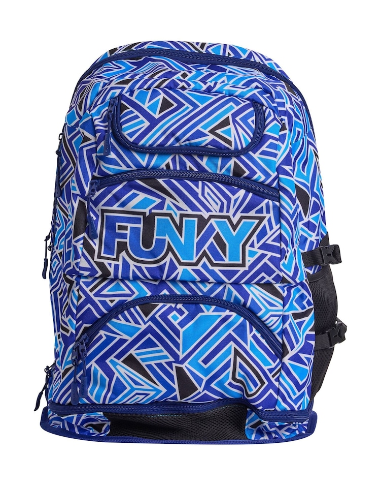image 1 of Funky Trunks Blue Bits Elite Squad 36L Backpack - Blue