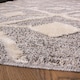 image 5 of KUKOON Grey Cream Diamond Loop Pile Living Room Area Rug 240cm x 330cm | Grey