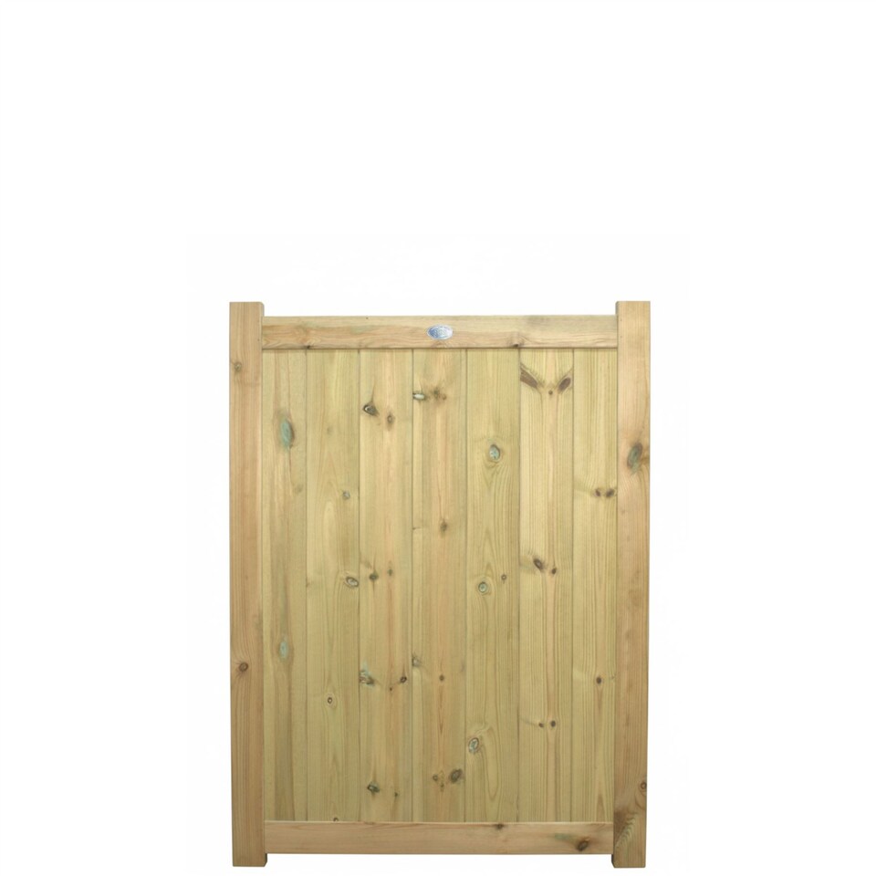 image 1 of Ultimate T&G Gate 4ft x 3ft Vertical Smooth-Planed Fully Framed Treated Door