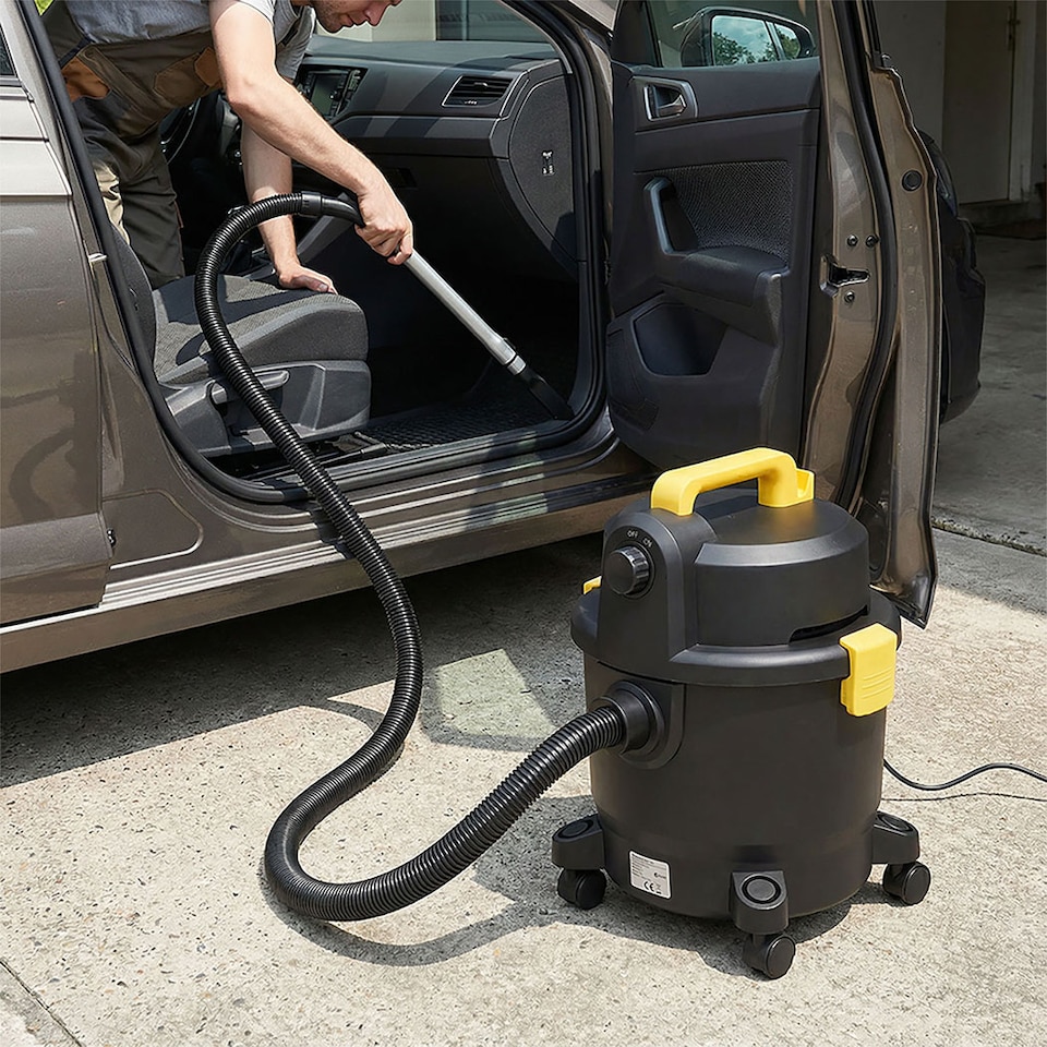 image 1 of Spector Wet and Dry Cylinder Vacuum Cleaner Powerful Suction HEPA 1000W 15L