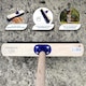 image 6 of 15" Heavy Duty Outdoor Broom with Stiff PVC Bristles and Long Wooden Handle