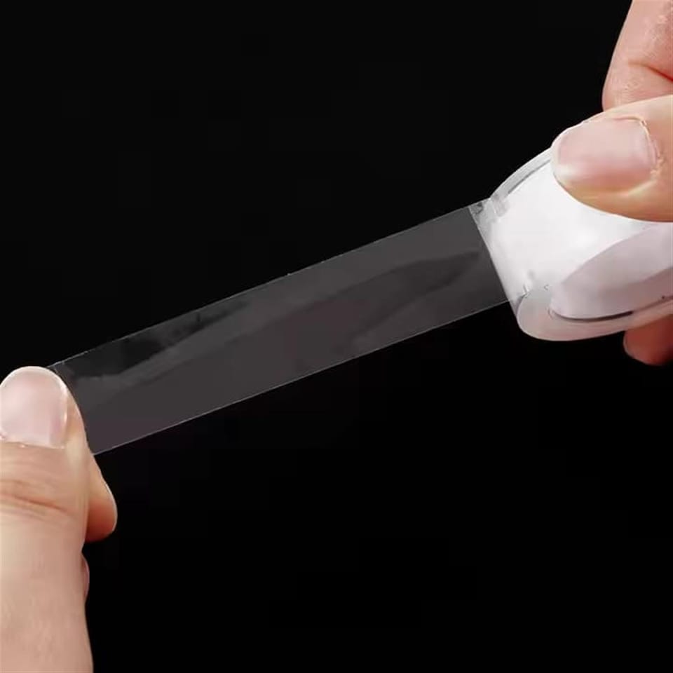 image 1 of Pack of 3 Strong Adhesive Transparent Tapes 1.8cm x 25m