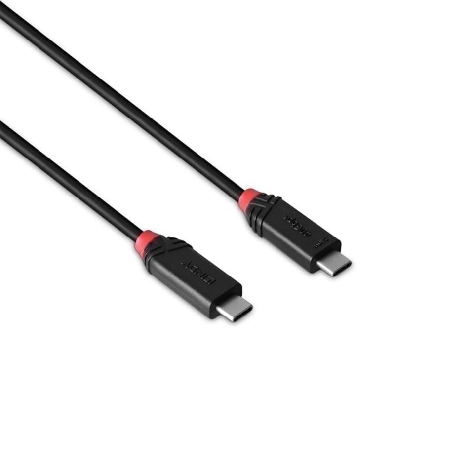 image 1 of 1m USB4 240W Type C Cable, Black Line