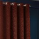 image 2 of Paoletti Galaxy Chenille Copper Eyelet Curtains 117 x 183cm